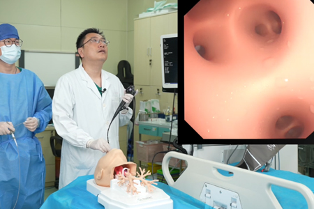 常规支气管镜训练模型