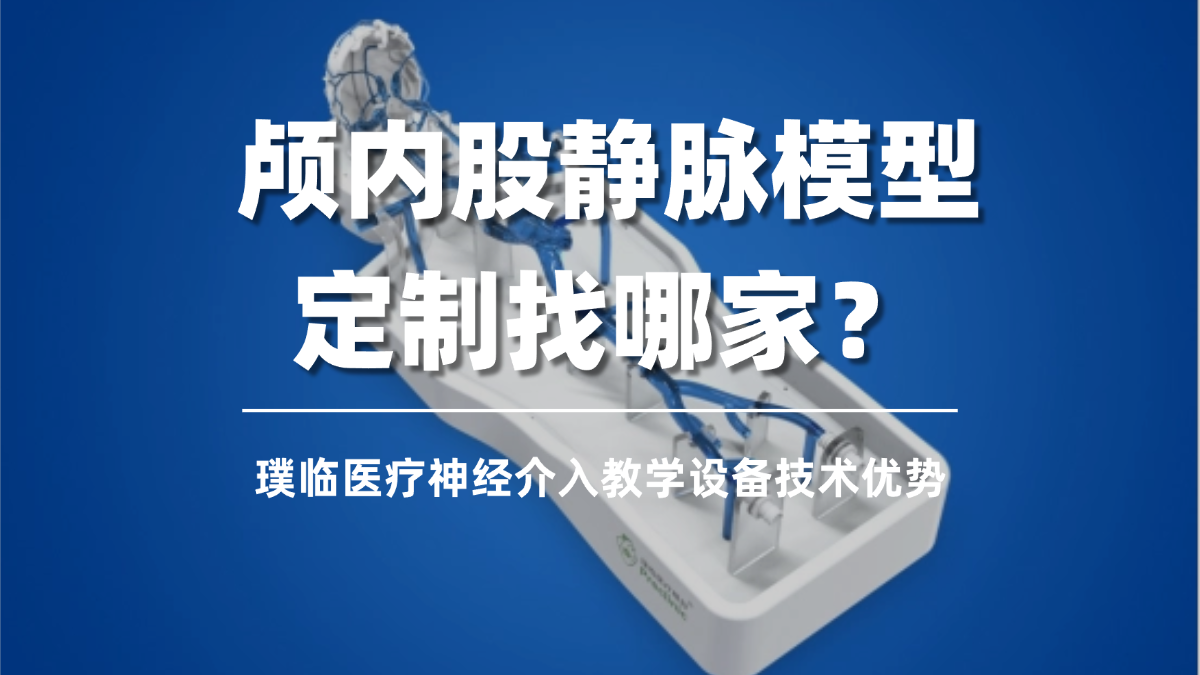 颅内股静脉模型定制找哪家？璞临医疗神经介入教学设备技术优势