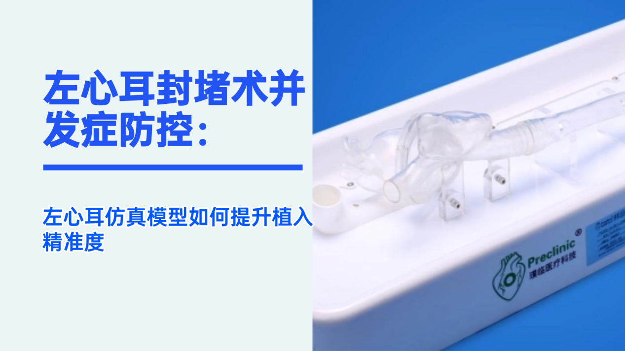 左心耳封堵术并发症防控：左心耳仿真模型如何提升植入精准度