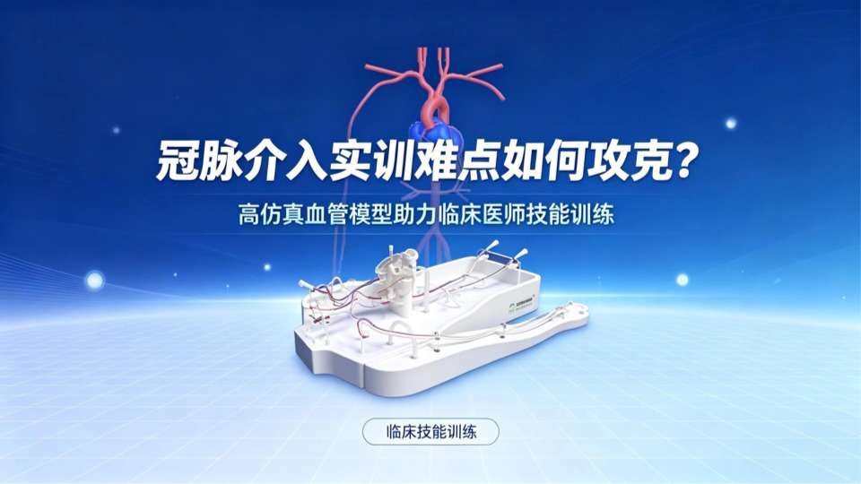 冠脉介入实训难点如何攻克？高仿真血管模型助力临床医师技能训练